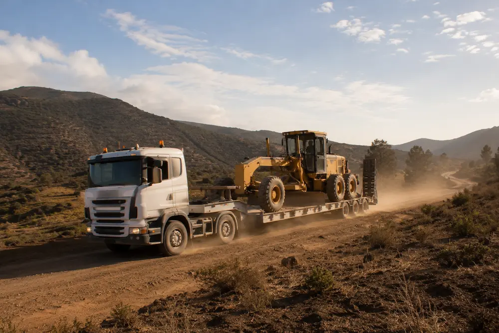 transporte y arriendo de maquinaria pesada en Papudo
